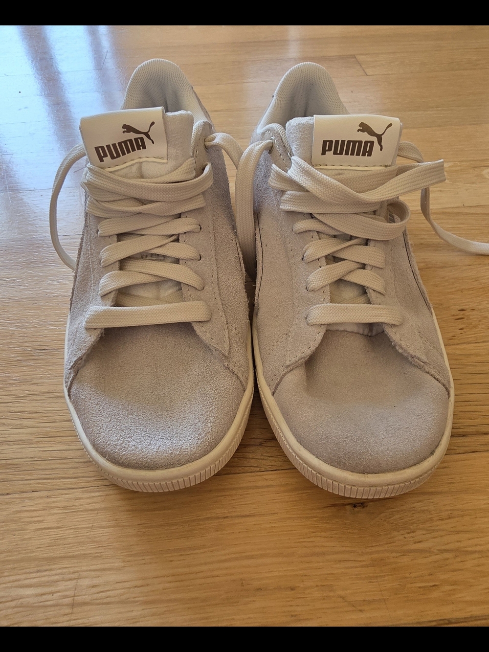 PUMA Women's Suede Classic Sneakers in Light Gray